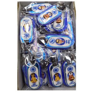 AFH Lord Buddha with Babasaheb Ambedkar Blue Keychain